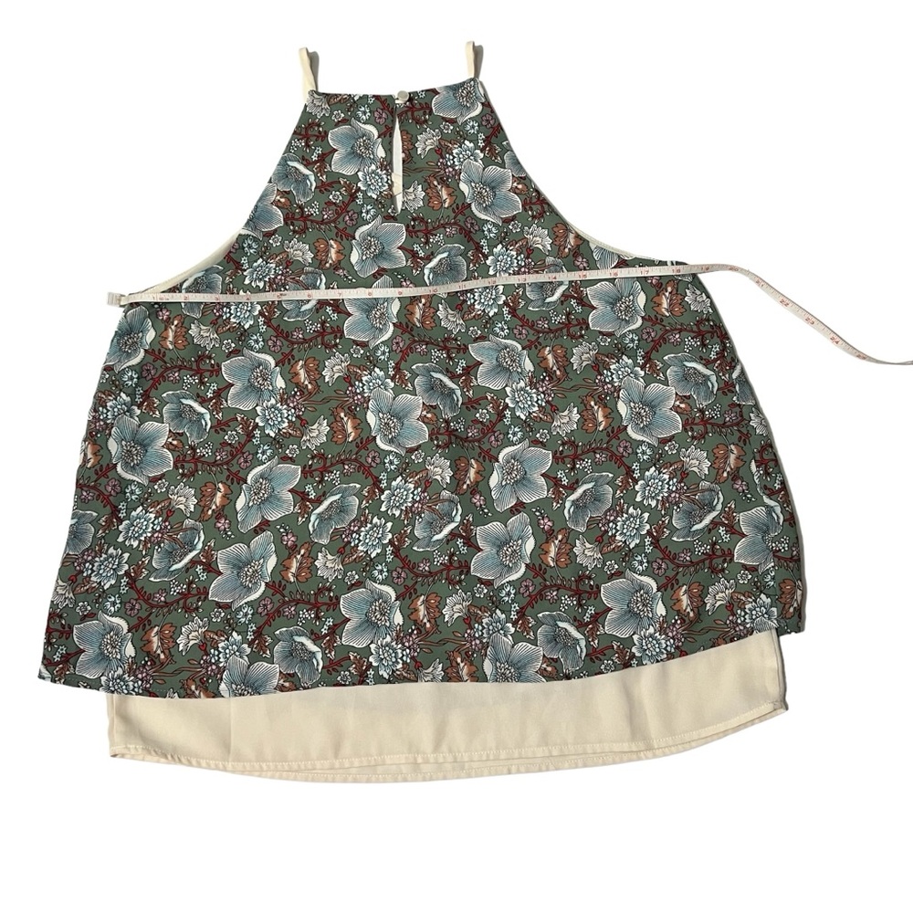 Monteau - Womens Floral Tank Top Sz. MD - Picture 8 of 11